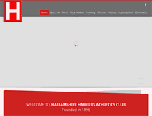 Tablet Screenshot of hallamshireharriers.co.uk